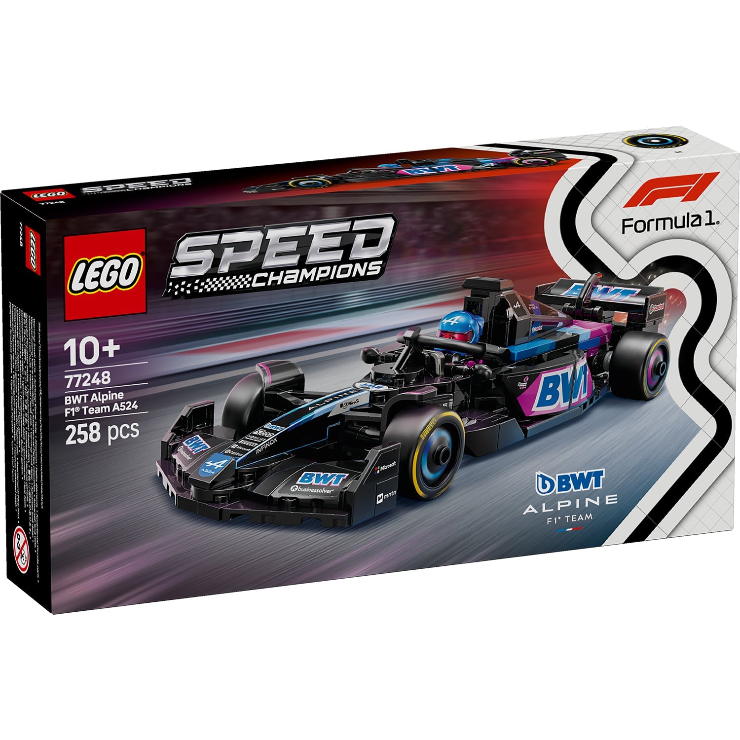LEGO® Speed Champions BWT Alpine F1® Team A524 Race Car 77248