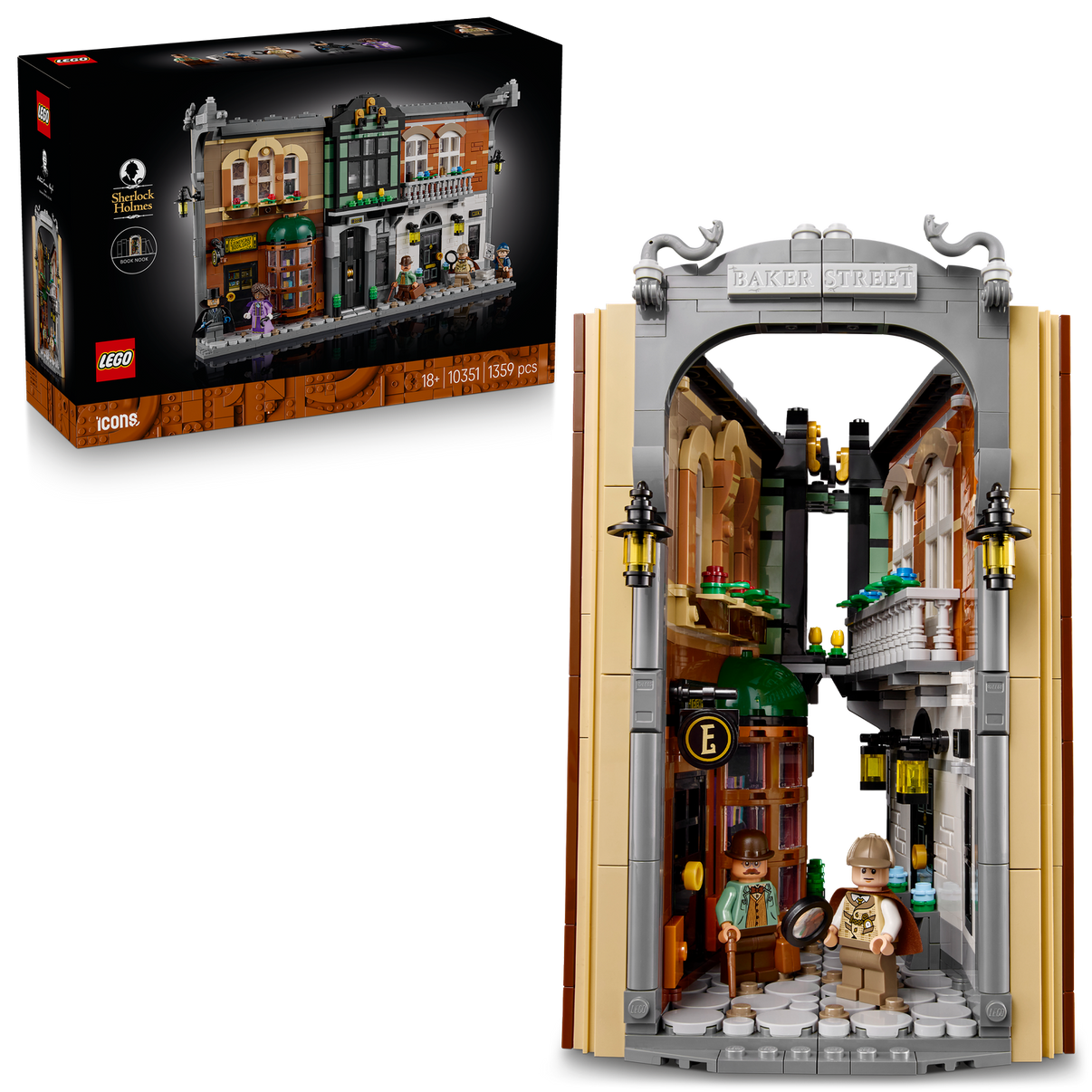 LEGO® ICONS Sherlock Holmes: Book Nook