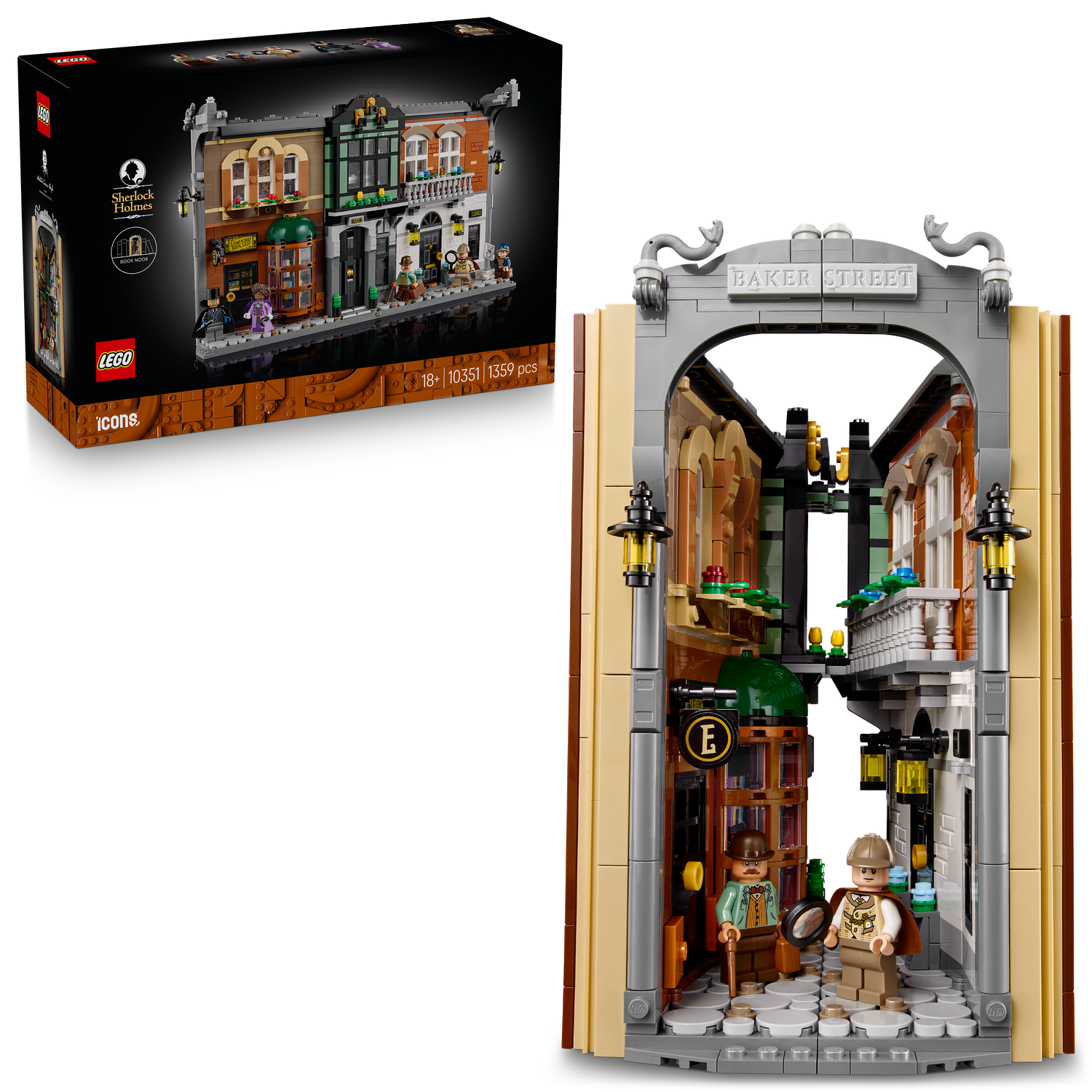 LEGO® ICONS Sherlock Holmes: Book Nook