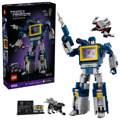 LEGO® ICONS™ Transformers: Soundwave
