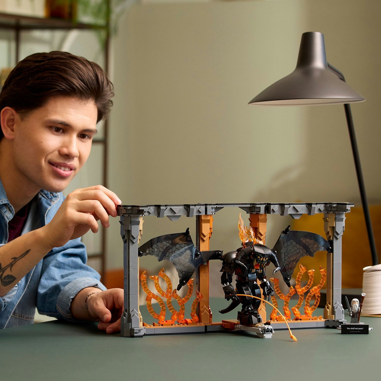 LEGO® ICONS™The Lord of the Rings: Balrog™ Book Nook