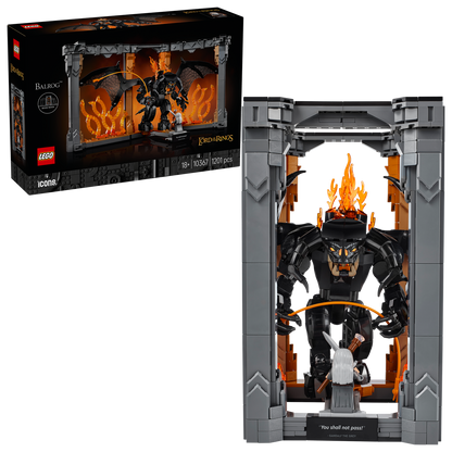 LEGO® ICONS™The Lord of the Rings: Balrog™ Book Nook