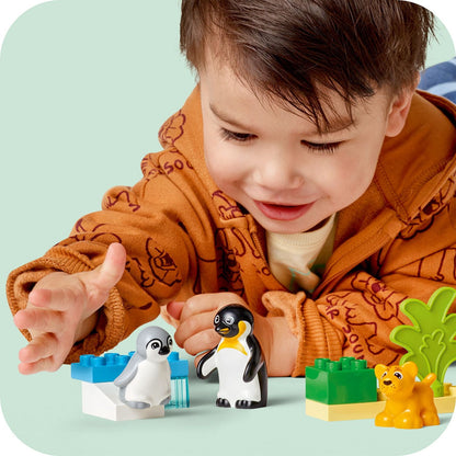LEGO® 10442 DUPLO™ Wild Animal Families: Penguins & Lions