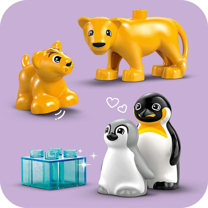LEGO® 10442 DUPLO™ Wild Animal Families: Penguins & Lions