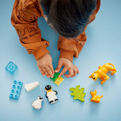 LEGO® 10442 DUPLO™ Wild Animal Families: Penguins & Lions