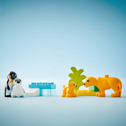 LEGO® 10442 DUPLO™ Wild Animal Families: Penguins & Lions