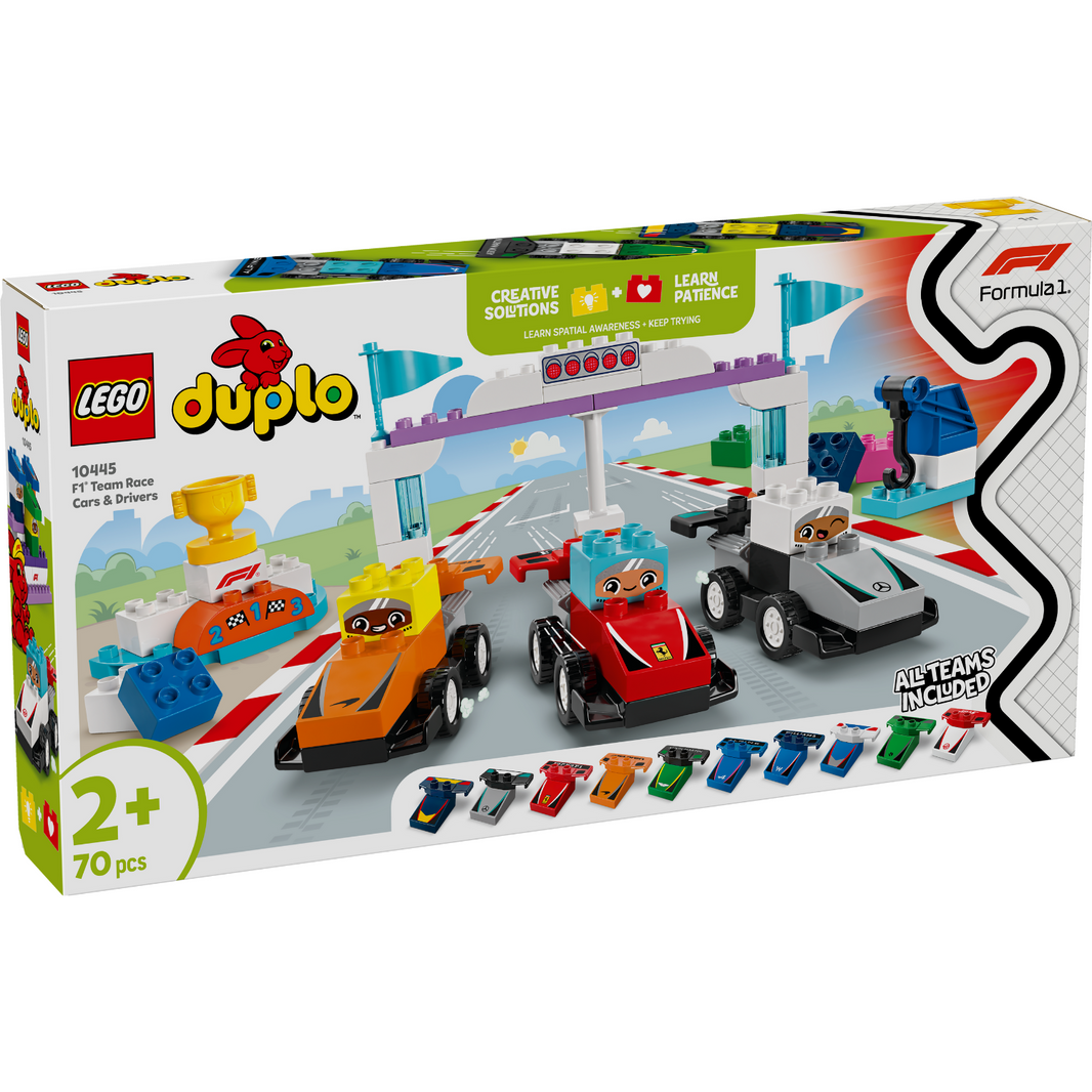 LEGO® 10445 DUPLO™ F1® Team Race Cars & Drivers