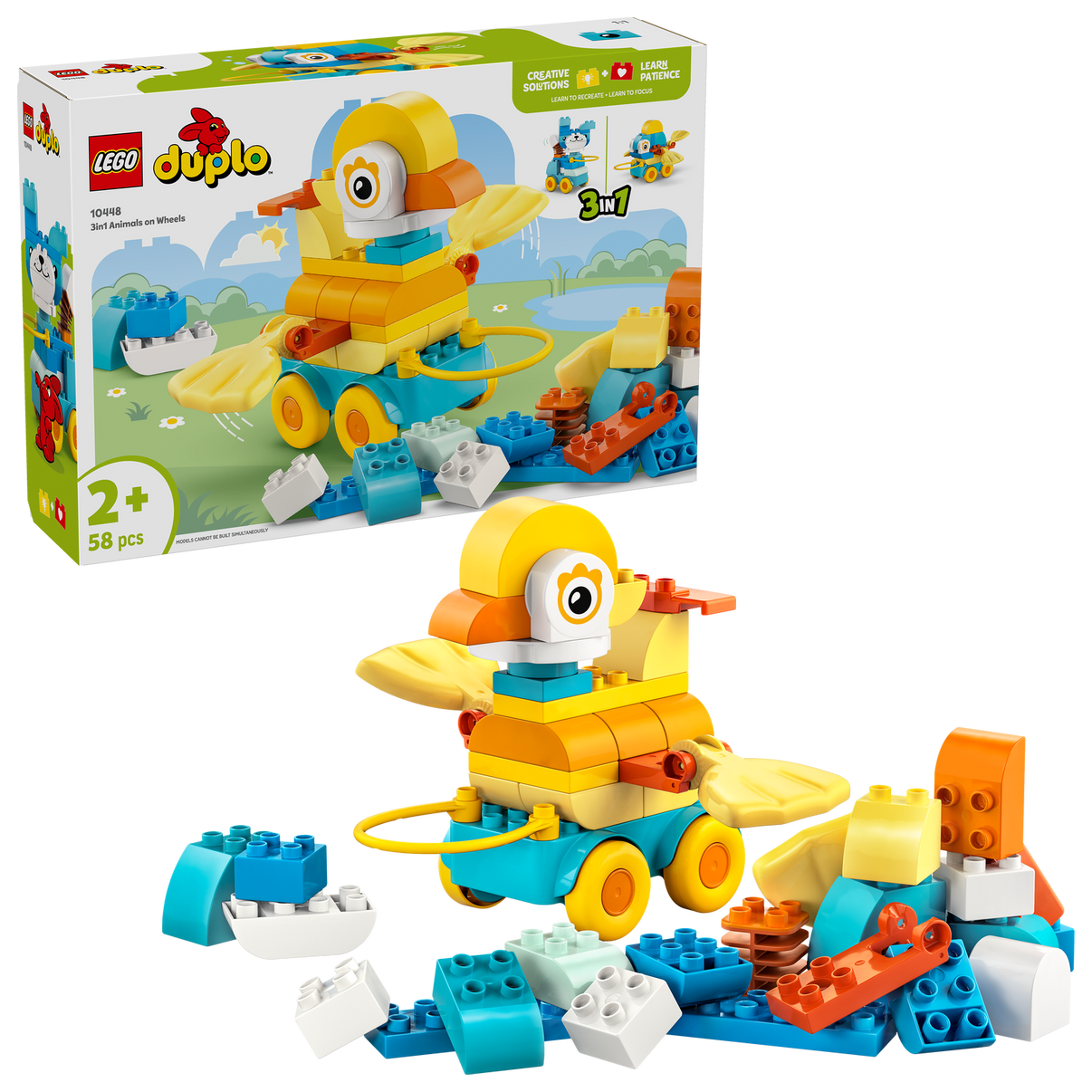 LEGO® DUPLO™ 3in1 Animals on Wheels