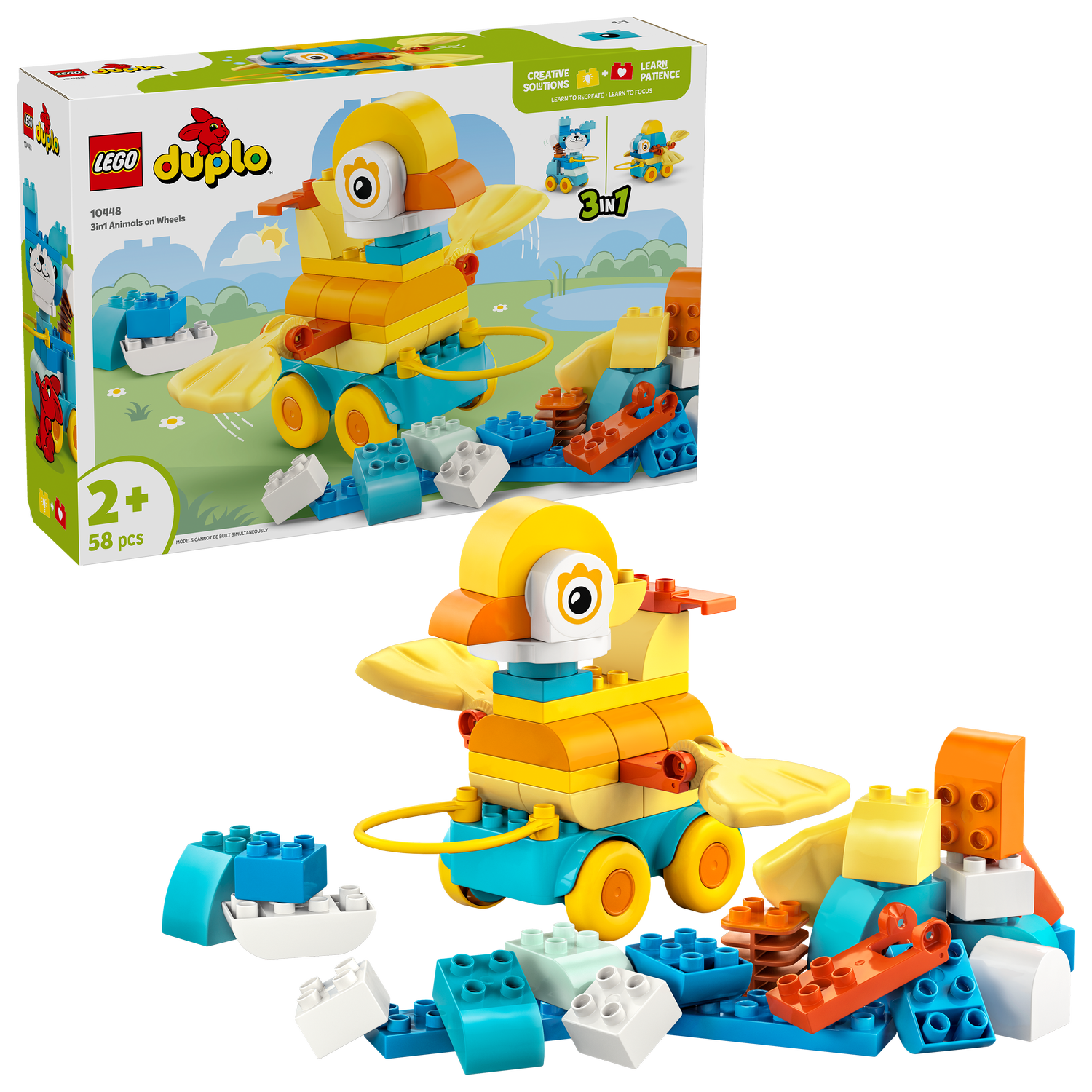 LEGO® DUPLO™ 3in1 Animals on Wheels