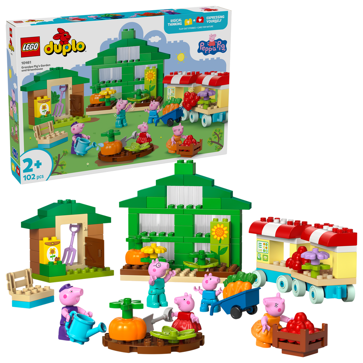 LEGO® DUPLO™ Grandpa Pig's Garden and Greenhouse