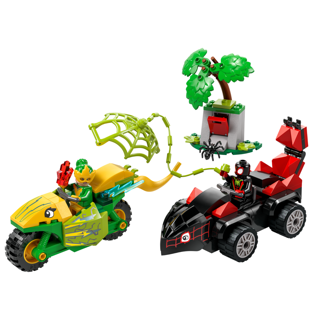 LEGO® 11198 Marvel Spidey And His Amazing Friends Spin and Electro Dinosaur Vehicle Chase