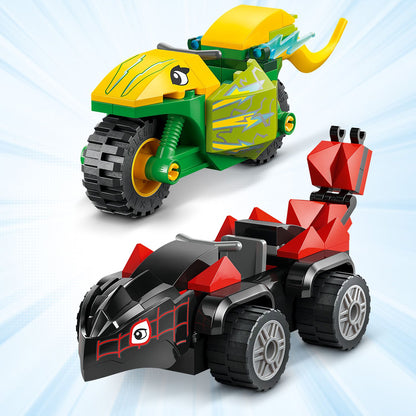 LEGO® 11198 Marvel Spidey And His Amazing Friends Spin and Electro Dinosaur Vehicle Chase