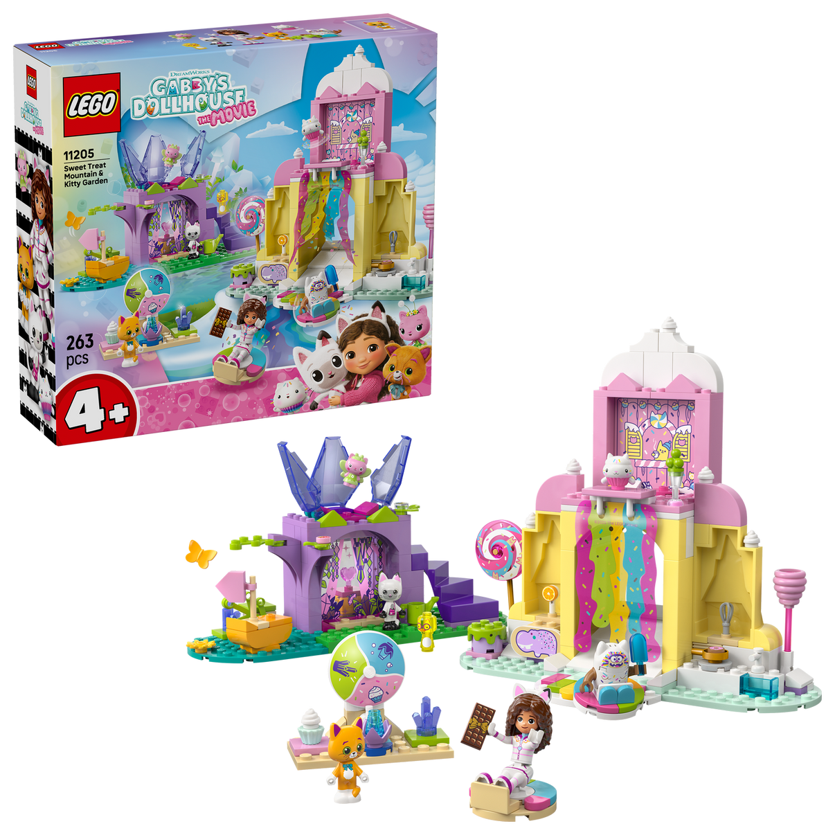 LEGO® Gabby’s Dollhouse Sweet Treat Mountain & Kitty Garden