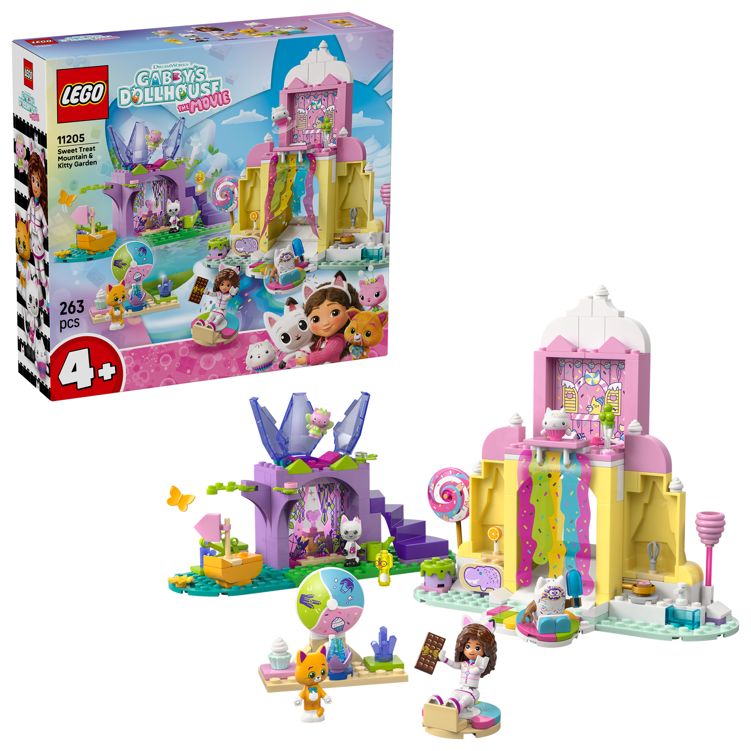 LEGO® Gabby’s Dollhouse Sweet Treat Mountain & Kitty Garden