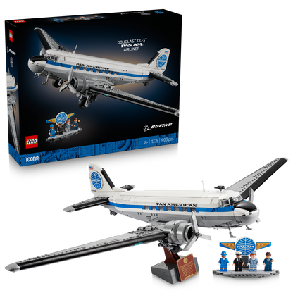 LEGO® Icons Douglas™ DC-3™ PAN AM® Airliner