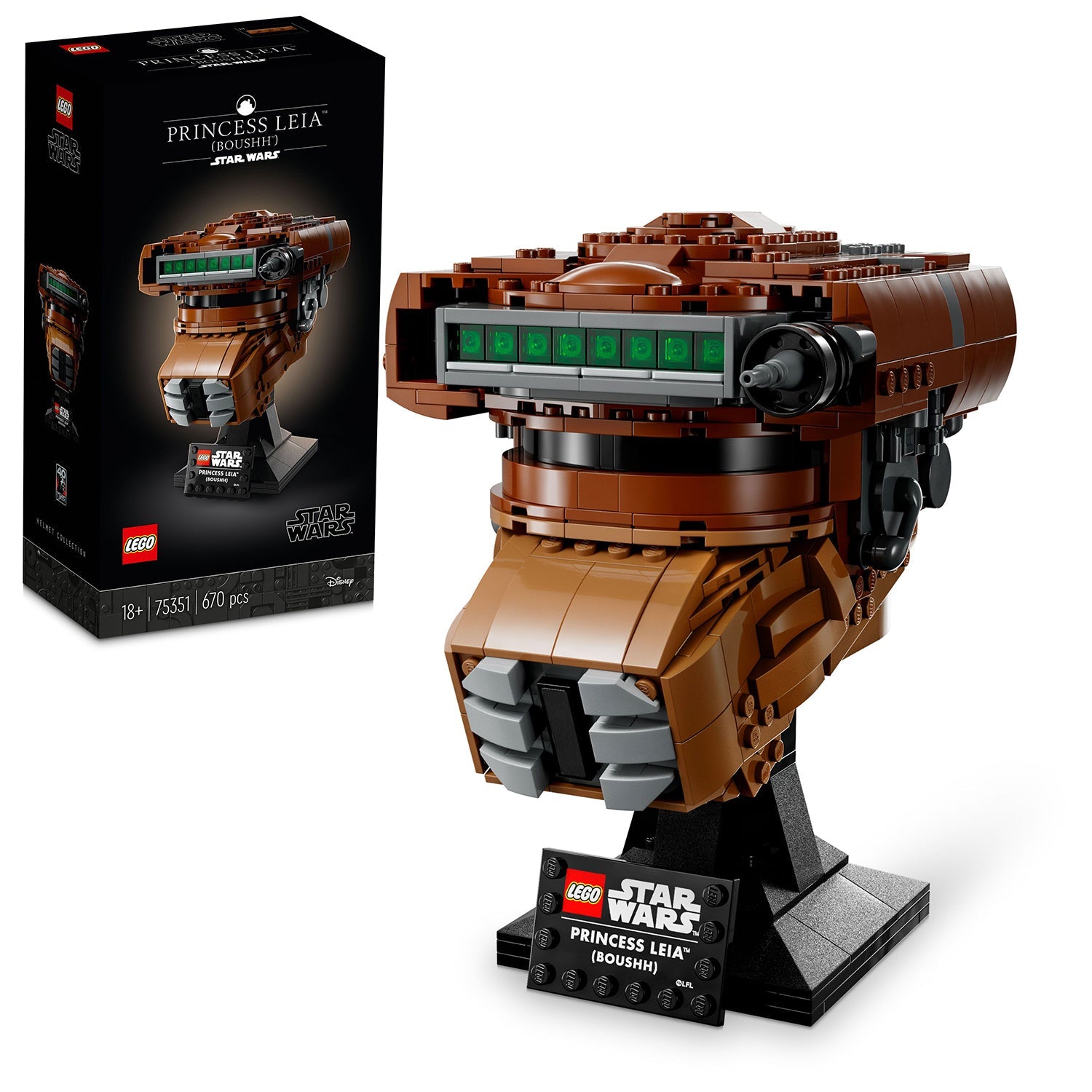 LEGO® Star Wars™ Princess Leia™ (Boushh™) Helmet