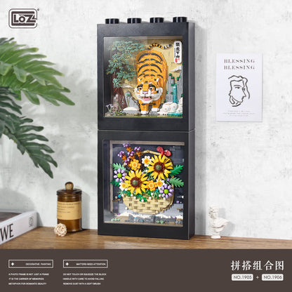 Sunflower Basket Wall Art (Set 1905)