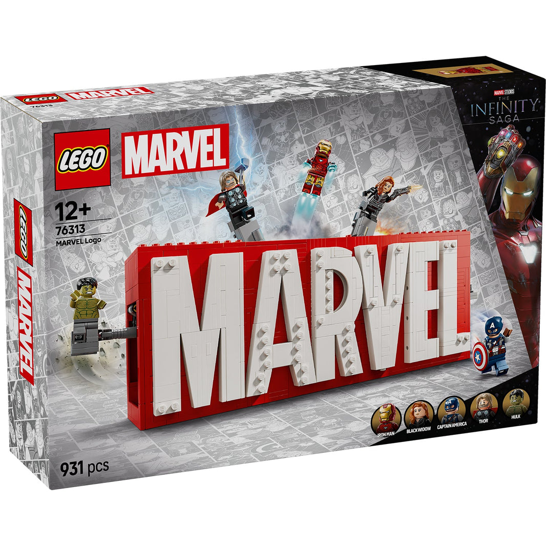 LEGO® 76313 Marvel: MARVEL Logo & Minifigures