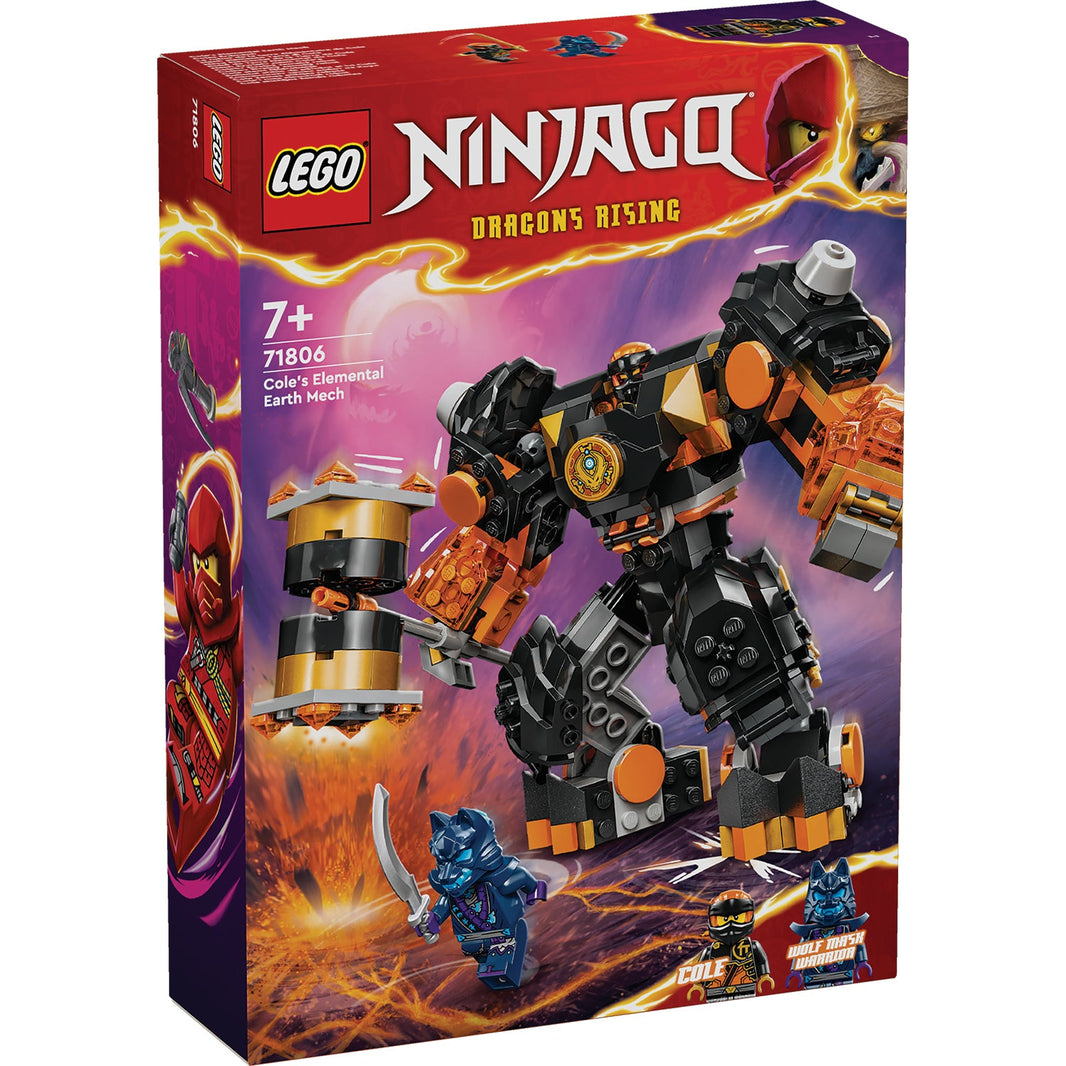 LEGO 71806 NINJAGO® Cole’s Elemental Earth Mech