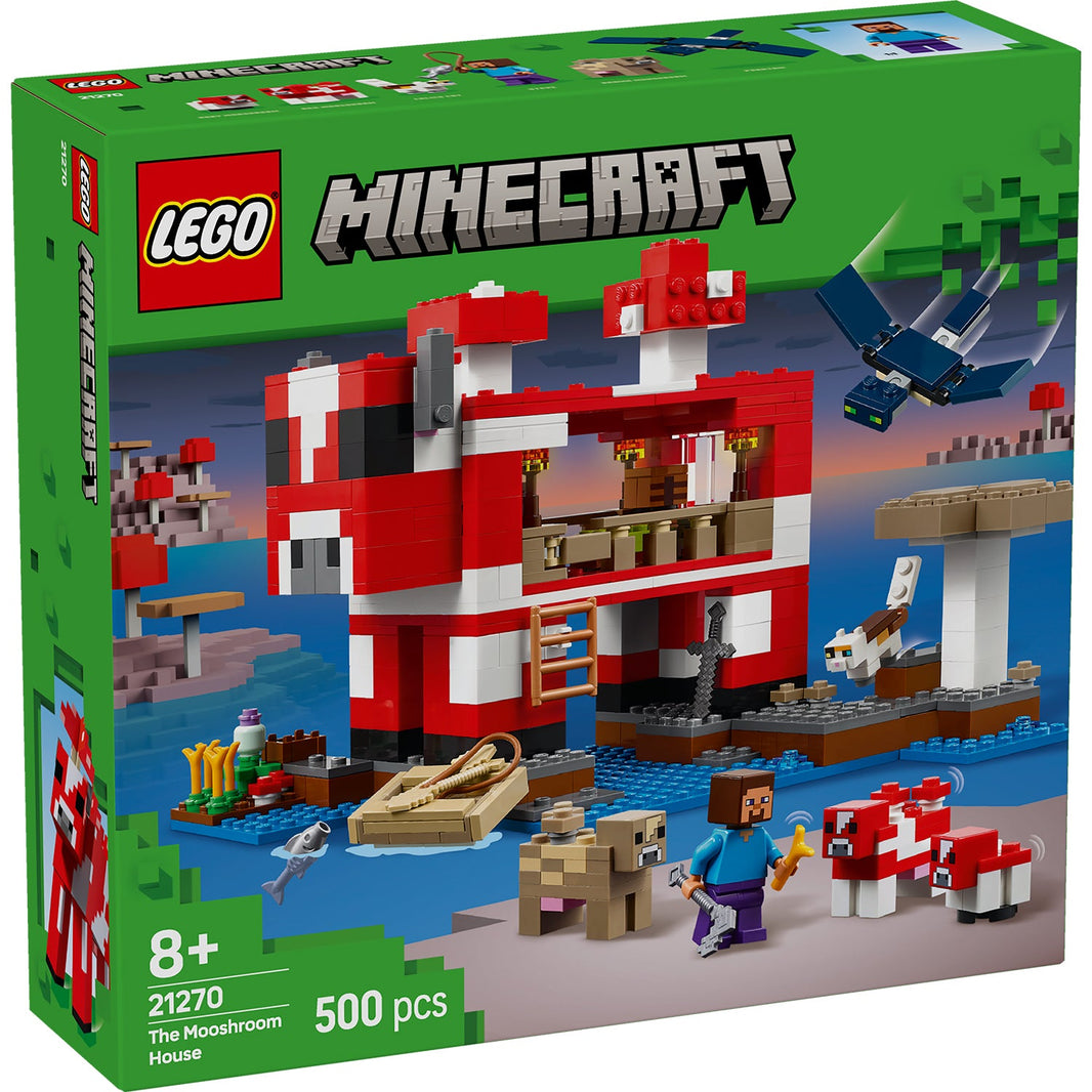 LEGO® 21270 Minecraft® The Mooshroom House