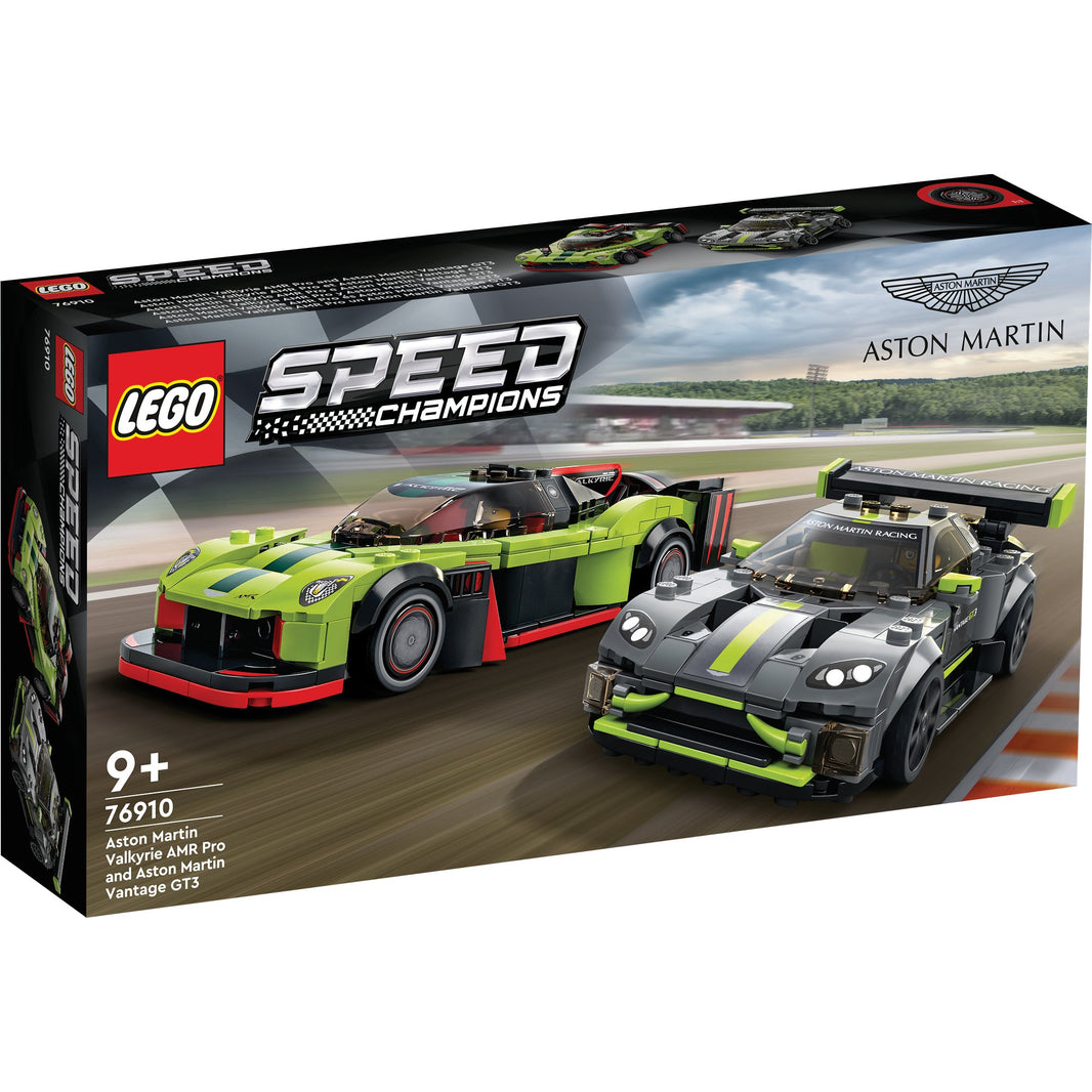 LEGO® Speed Champions Aston Martin Valkyrie AMR Pro and Aston Martin Vantage GT3