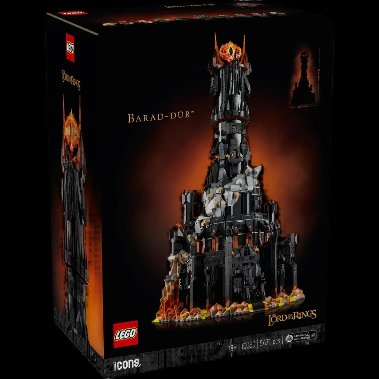 LEGO® 10333 ICONS™ The Lord of the Rings: Barad-dûr™ – Brick Journey