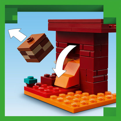 LEGO® 21266 Minecraft® The Nether Lava Battle
