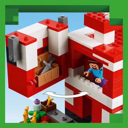 LEGO® 21270 Minecraft® The Mooshroom House
