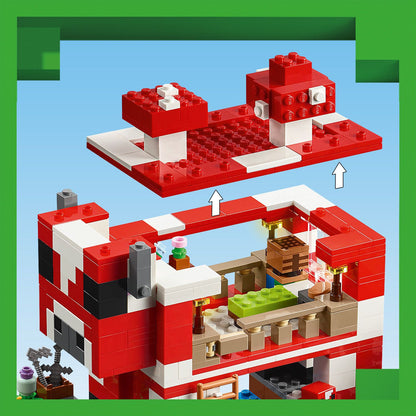 LEGO® 21270 Minecraft® The Mooshroom House