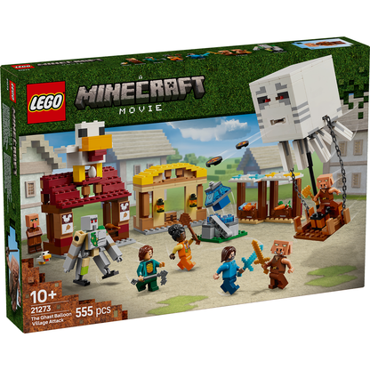 LEGO 21273 Minecraft® The Ghast Balloon Village Attack