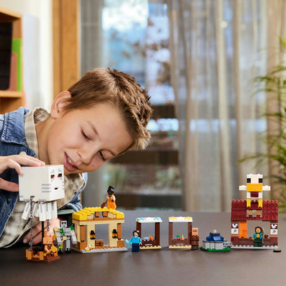 LEGO 21273 Minecraft® The Ghast Balloon Village Attack