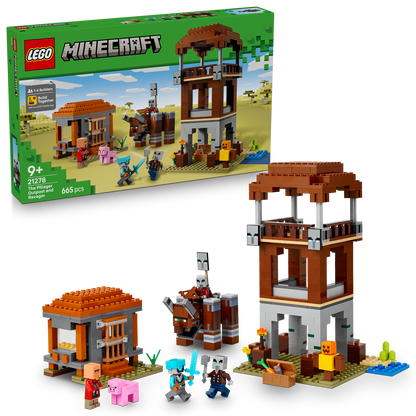 LEGO® Minecraft® The Pillager Outpost and Ravager