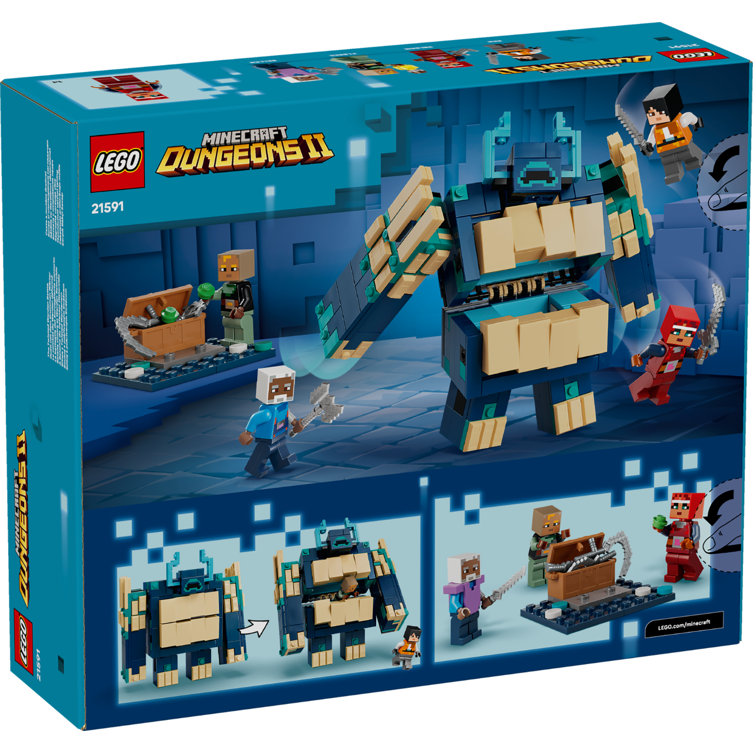 LEGO® Minecraft® The Twisted Warden Battle