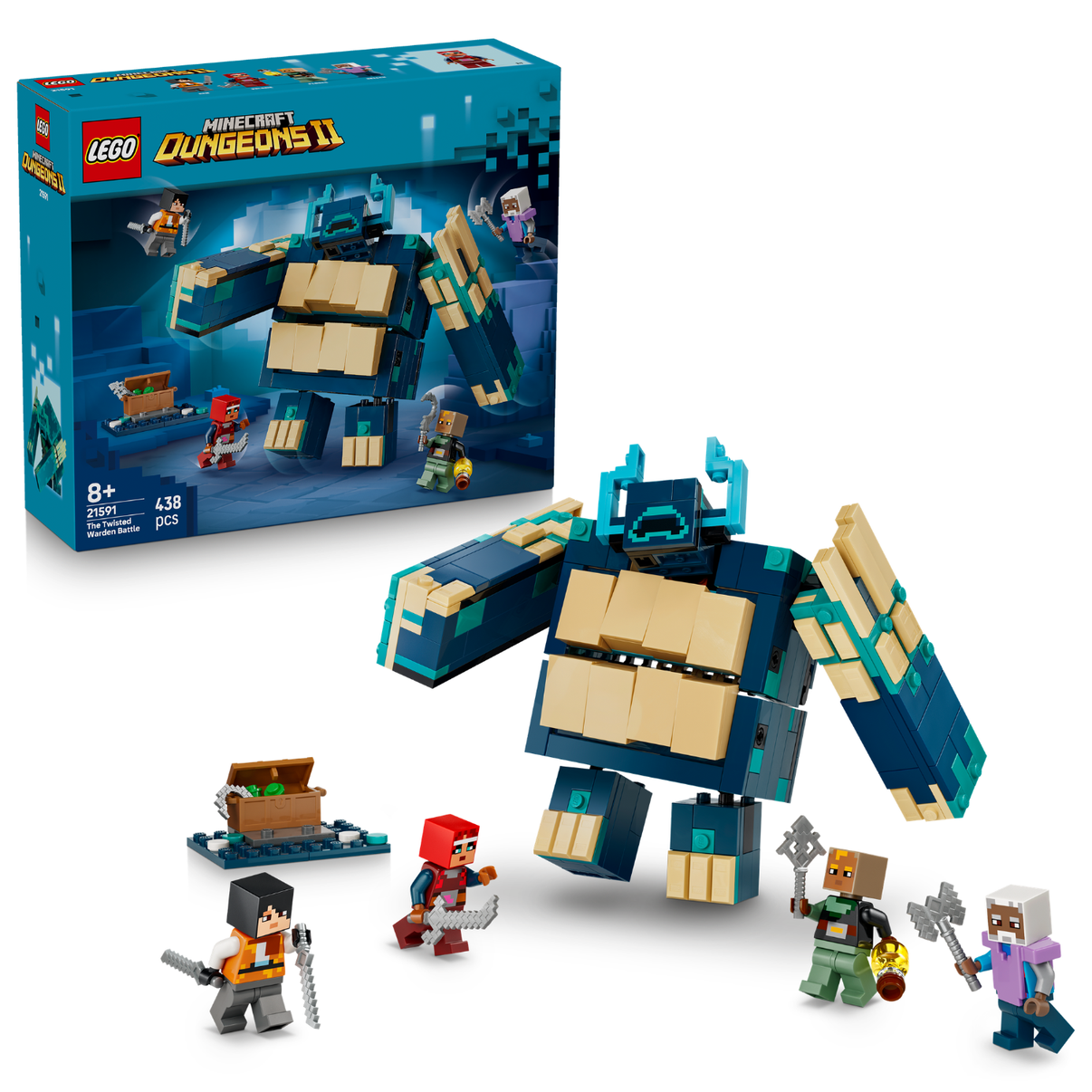 LEGO® Minecraft® The Twisted Warden Battle