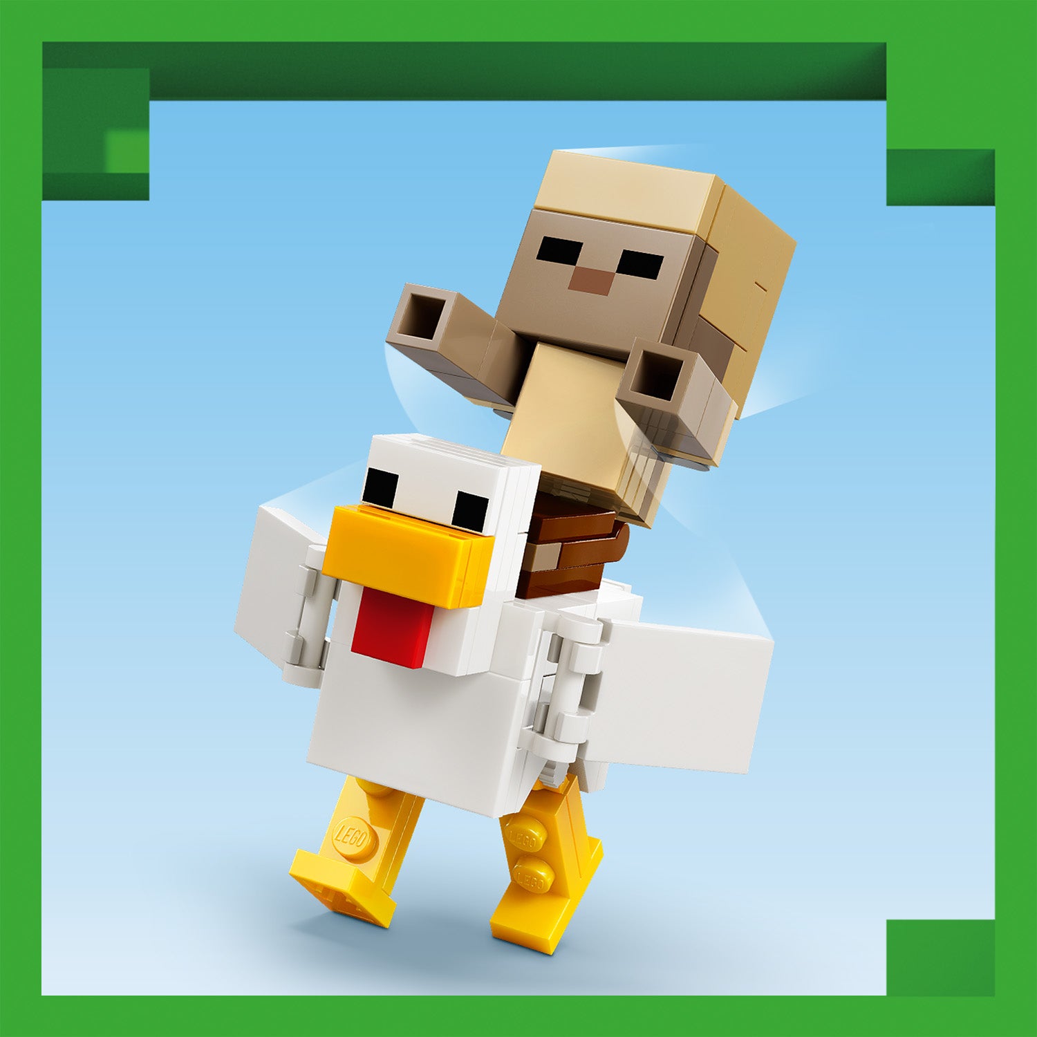 LEGO® Minecraft® Chicken Jockey Desert Attack