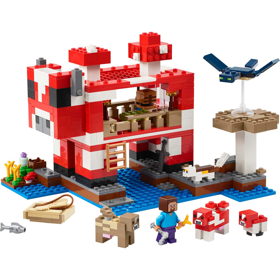 LEGO® 21270 Minecraft® The Mooshroom House
