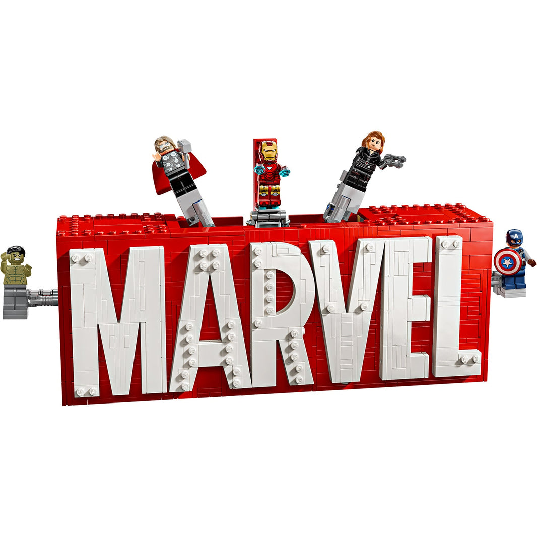 LEGO® 76313 Marvel: MARVEL Logo & Minifigures