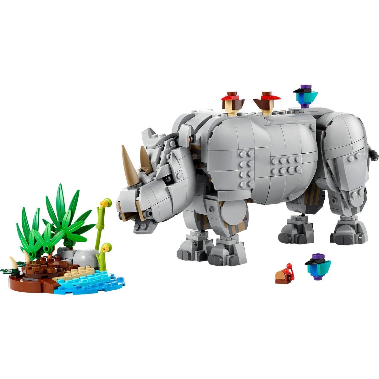 LEGO® Creator 3-in-1 Wild Animals: Majestic Rhino with Birds