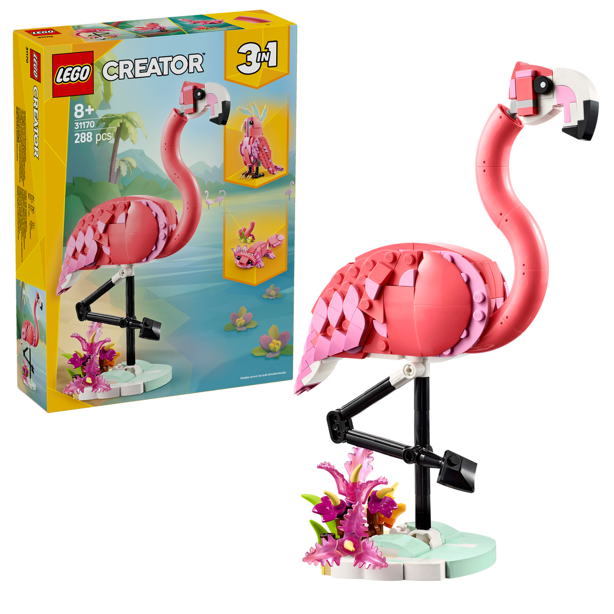 LEGO® Creator 3-in-1 Wild Animals: Pink Flamingo