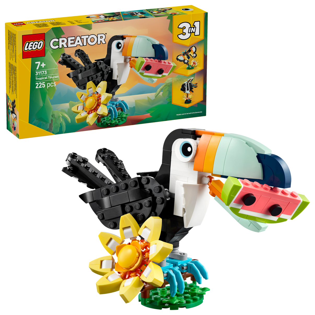 LEGO® Creator 3-in-1 Wild Animals: Tropical Toucan