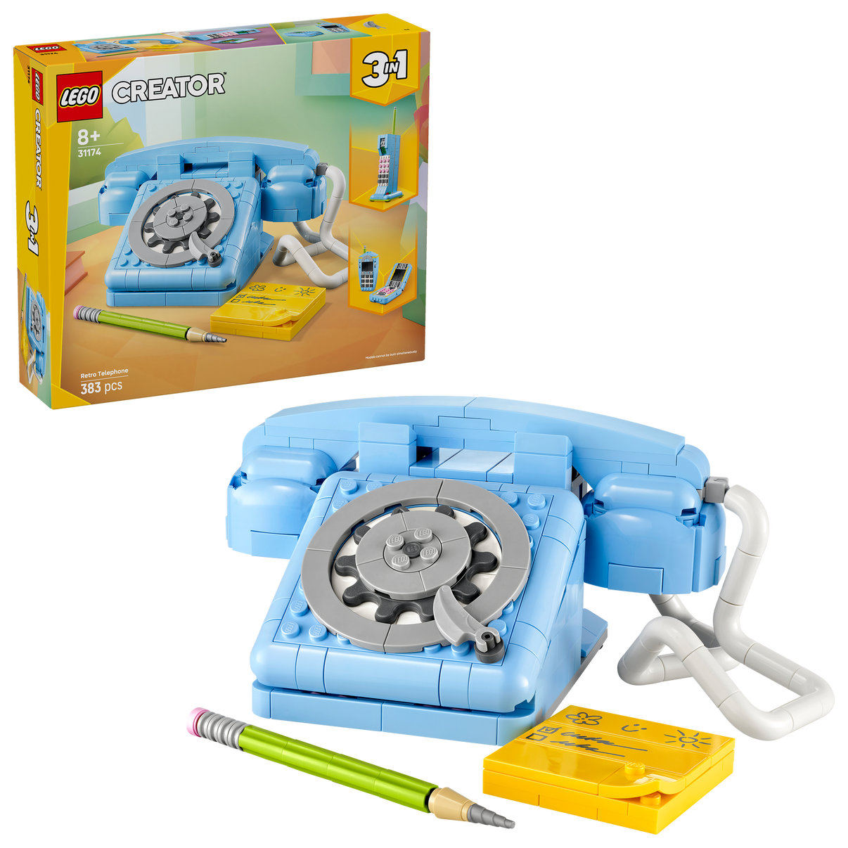 LEGO® Creator 3-in-1 Retro Telephone