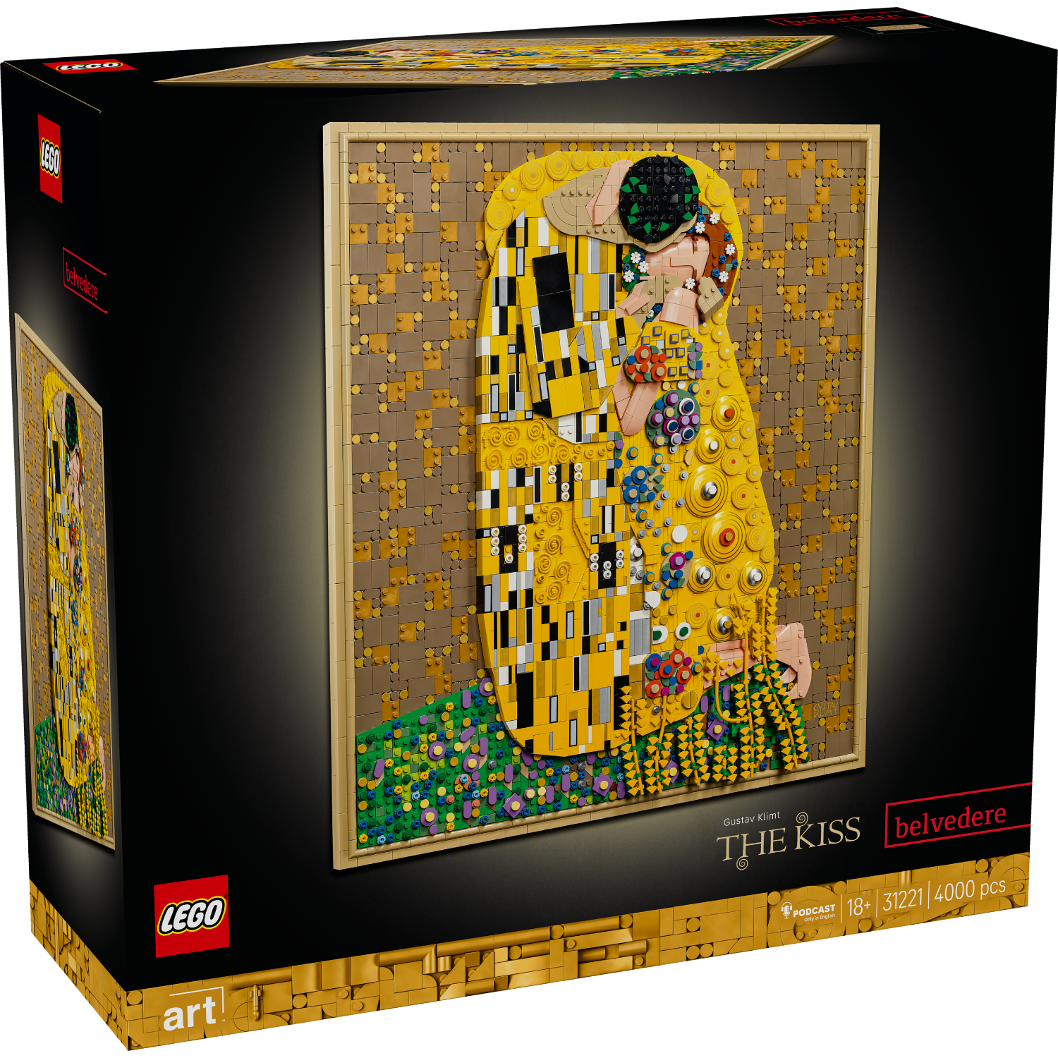 LEGO® Art Gustav Klimt – The Kiss