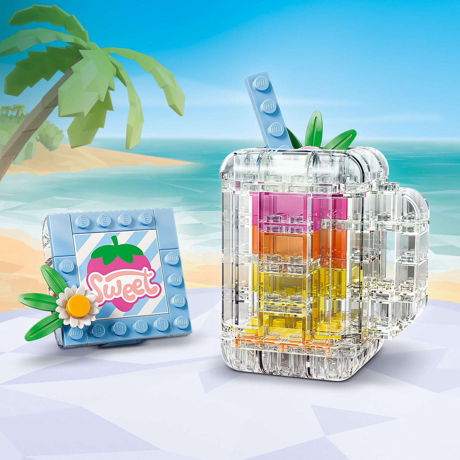 LEGO® Creator Floral Decor Perfume Bottle