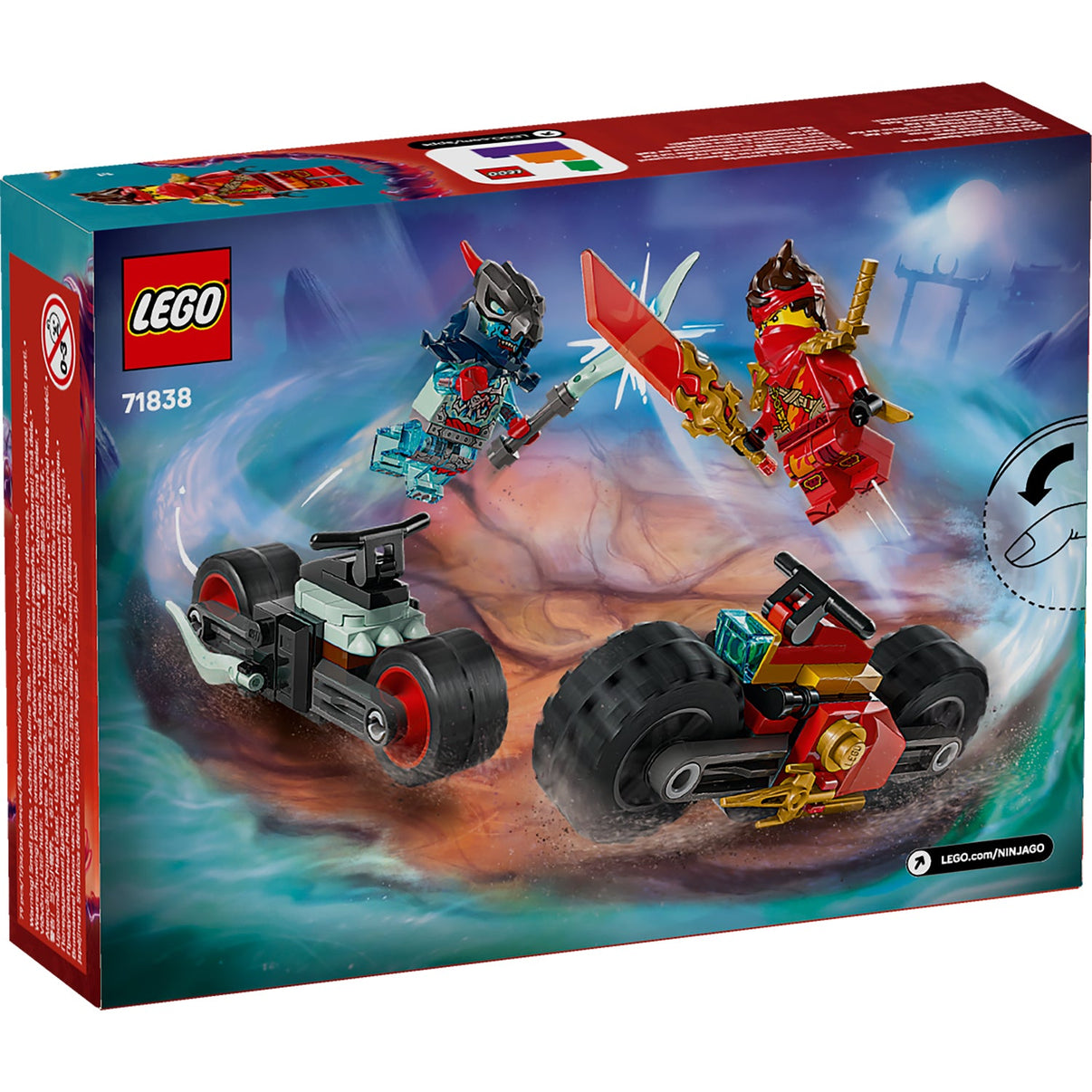 LEGO® NINJAGO® Kai's Motorcycle Speed Race