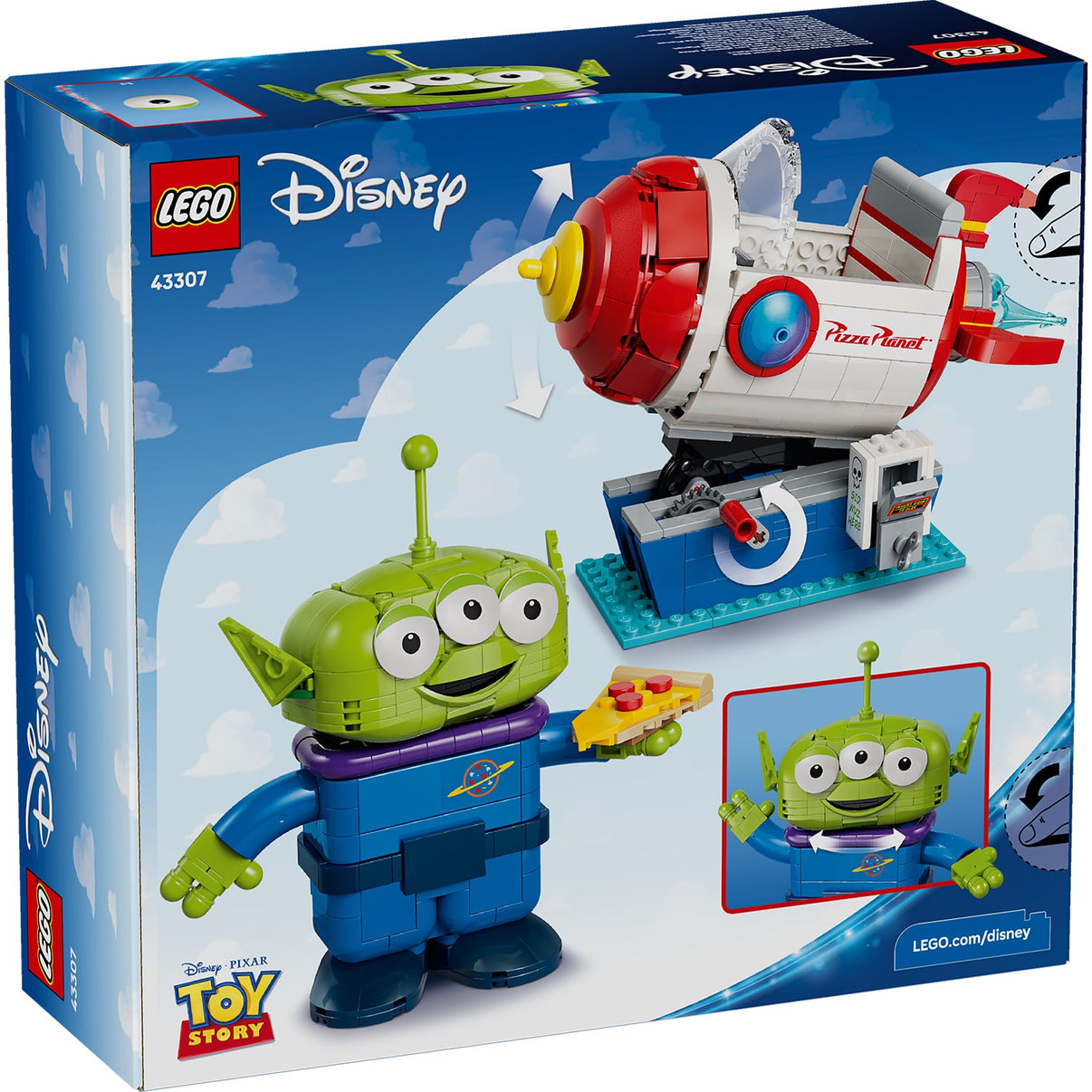 LEGO® | Disney and Pixar Toy Story Alien with Pizza Planet Rocket Ride