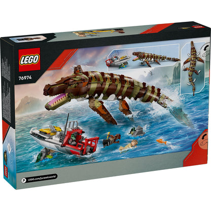 LEGO 76974 Jurassic World Brick-Built Mosasaurus Boat Mission