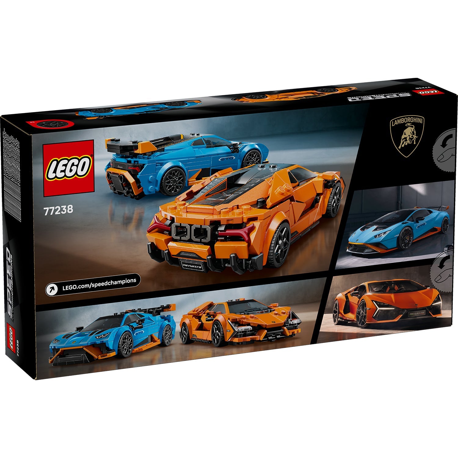 LEGO® Speed Champions Lamborghini Revuelto & Huracán STO