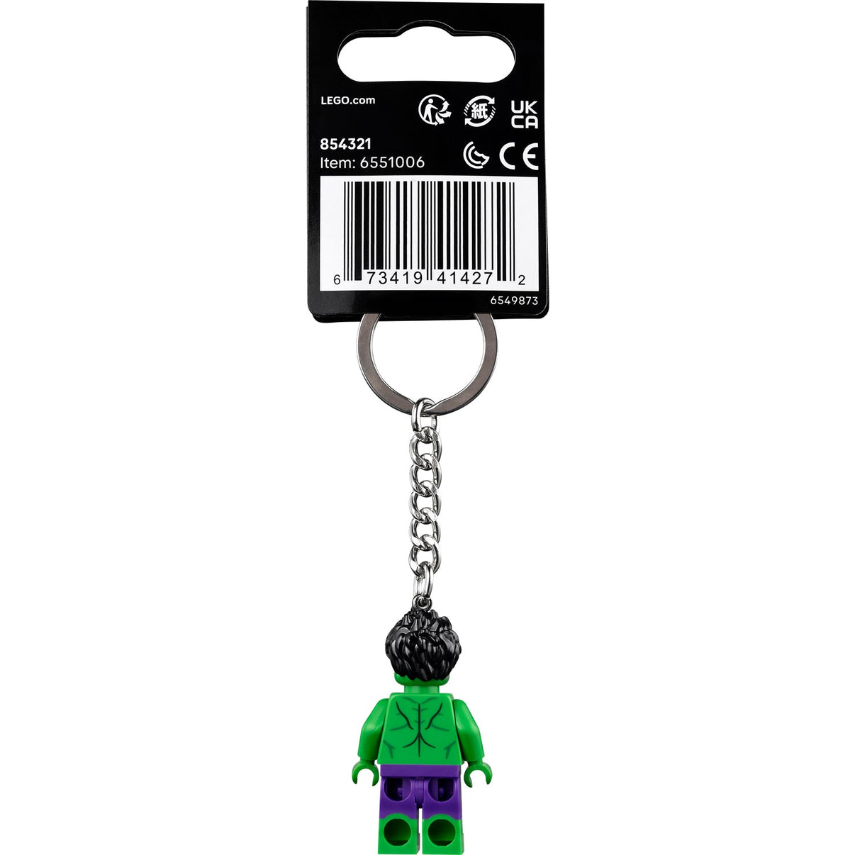 LEGO® Marvel The Hulk Keyring