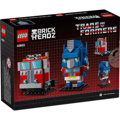 LEGO® BrickHeadz™ Transformers Optimus Prime Robot & Vehicle 40803