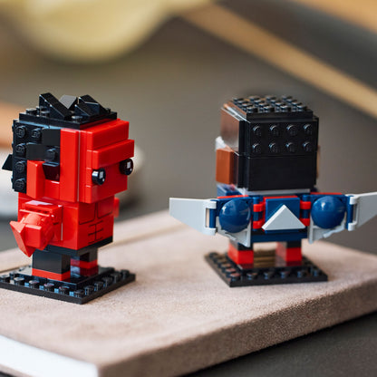 LEGO® 40668 BrickHeadz™ Captain America & Red Hulk Figures